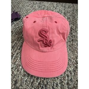 47 Brand Chicago White Sox Pink Adjustable Hat Womens MLB Baseball Cap